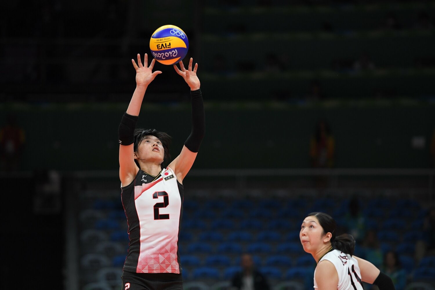 コートに立つだけで拍手が送られる、多くの人を魅了する選手だった ©︎JMPA