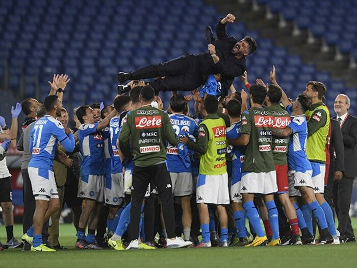 ガットゥーゾ直伝の献身性が開花。ナポリがユーベを破りコッパ優勝。<Number Web> photograph by Getty Images
