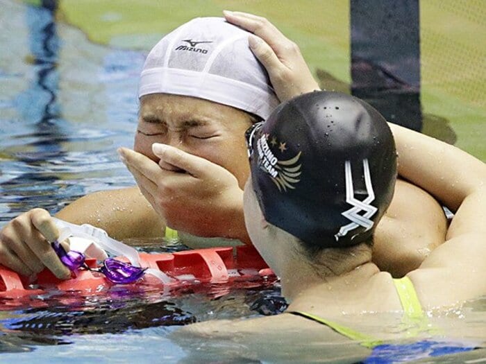 「努力は必ず報われる」池江璃花子、復活優勝＆五輪内定…  15歳だった“5年前の4月4日”も鮮烈な泳ぎで涙があふれた＜Number Web＞ photograph by KYODO