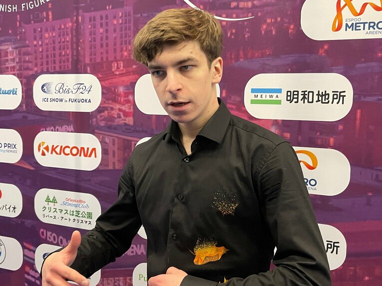 ウクライナ代表のスケーター、イヴァン・シュムラッコ　©Akiko Tamura