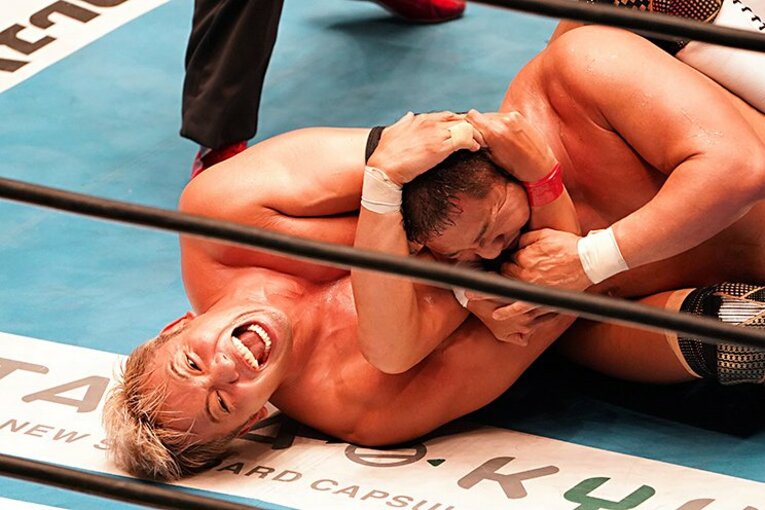 オカダ・カズチカがなぜ古臭い技を!?“コブラクラッチ”の先のIWGPと猪木。(2)