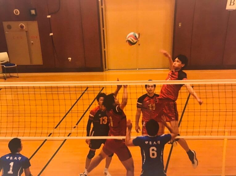 愛知学院大時代の山内晶大