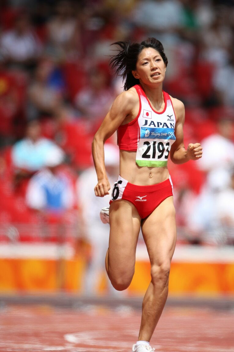 2008年には女子400ｍでは44年ぶりとなる五輪出場も果たした　©︎BUNGEISHUNJU