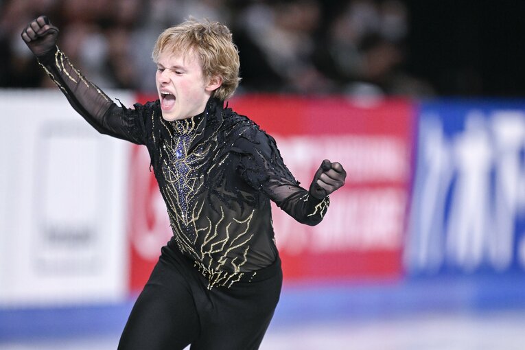 GPファイナルで圧巻の優勝を果たしたイリア・マリニン　©Asami Enomoto