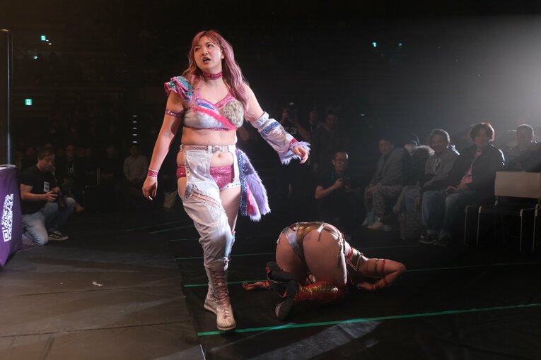 マリーゴールドの人気女子レスラー・後藤智香　©Norihiro Hashimoto