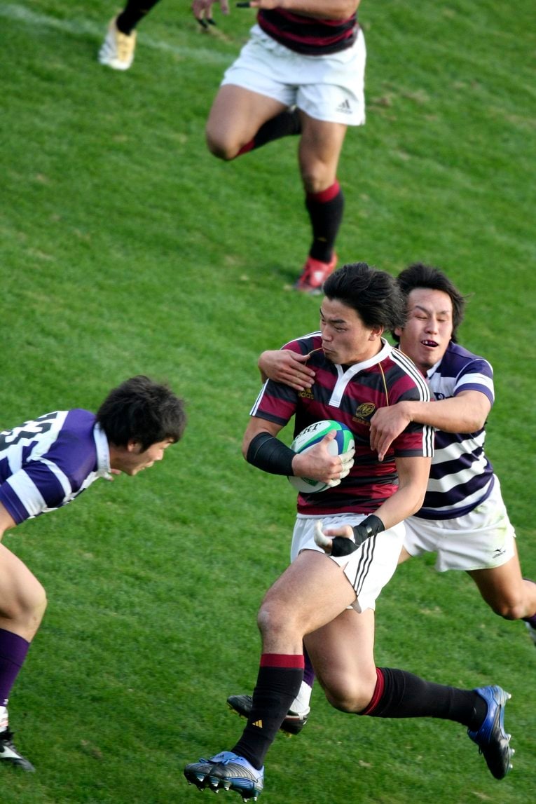 早稲田大時代の五郎丸歩（2008年）　©︎Tamon Matsuzono
