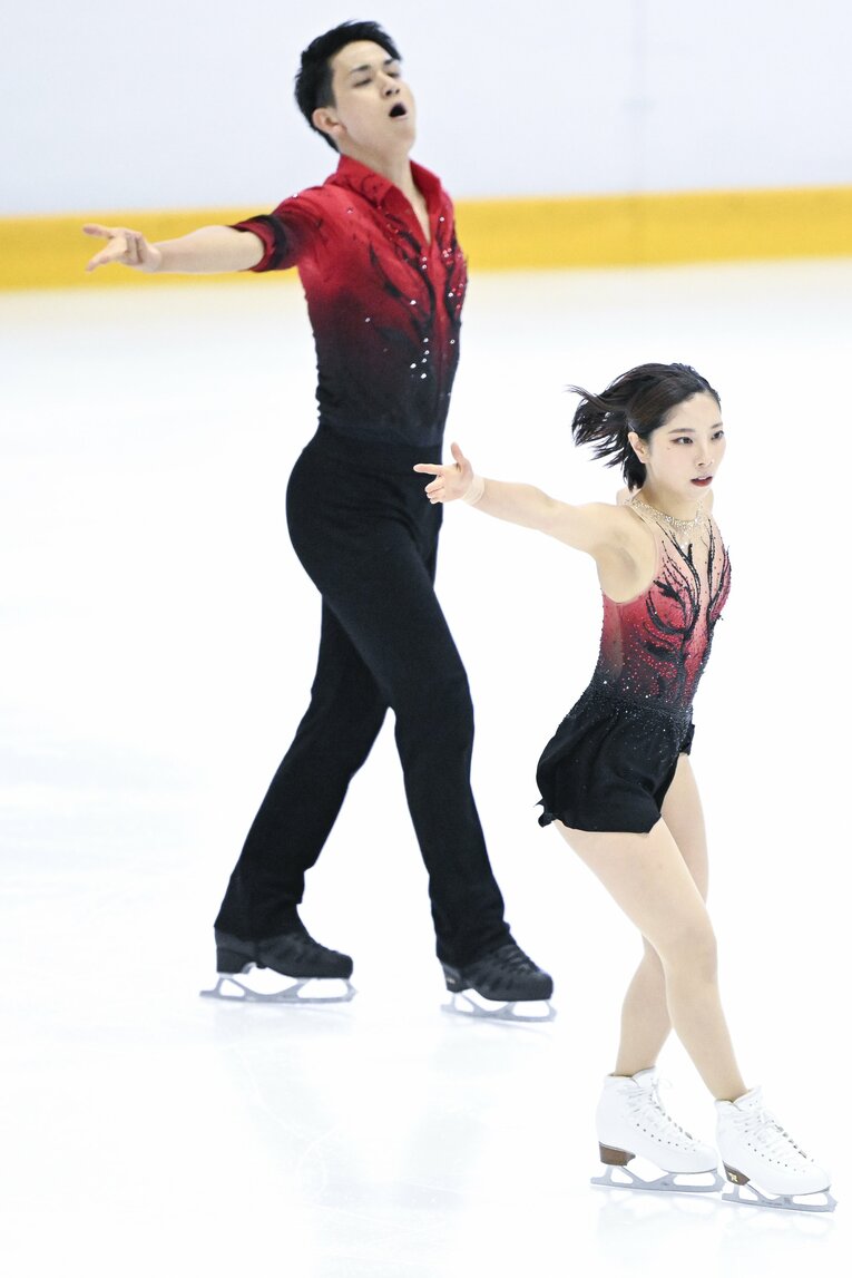 今季の国際大会初戦となった木下グループ杯ショートの演技　©Asami Enomoto