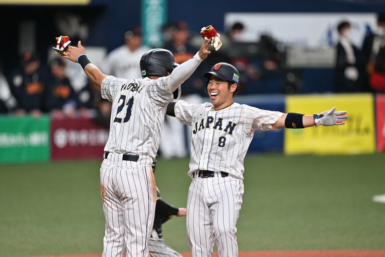 ヌートバー×近藤健介　©Naoya Sanuki