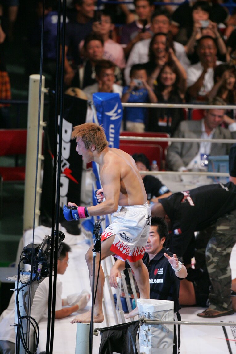 2006年、PRIDE／デビット・バロン戦　©︎Toshiya Kondo