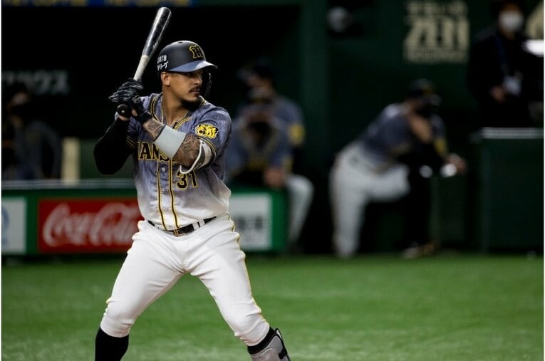 本塁打後の「ラパンパラ」でお馴染みのマルテ©Kiichi Matsumoto