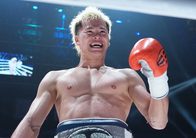 WBA世界バンタム級4位のジョナサン・ロドリゲスを圧倒した那須川天心　©Naoki Fukuda