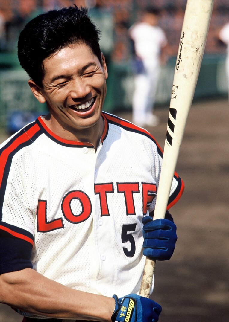 1990年、大型トレードでロッテに移籍　©BUNGEISHUNJU