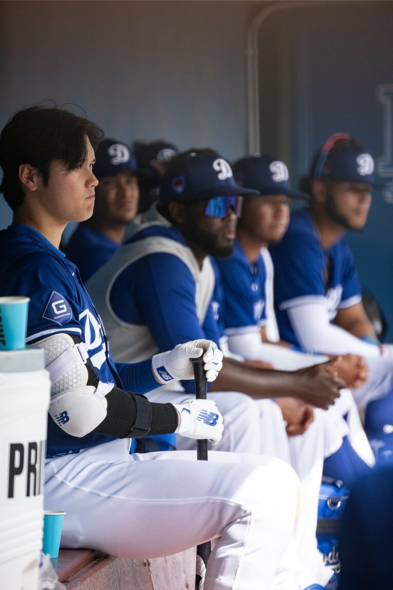 Numberカメラマンのオリジナル撮影「2024ドジャースキャンプ」での大谷（20枚超の14枚目）　©Nanae Suzuki