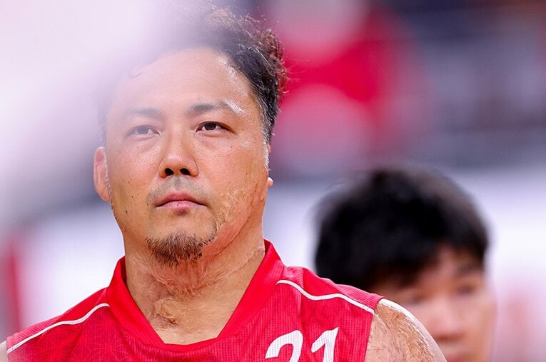 2大会連続となる銅メダルに貢献した主将・池透暢。5日間の激闘を振り返ってもらった ／ photograph by Getty Images