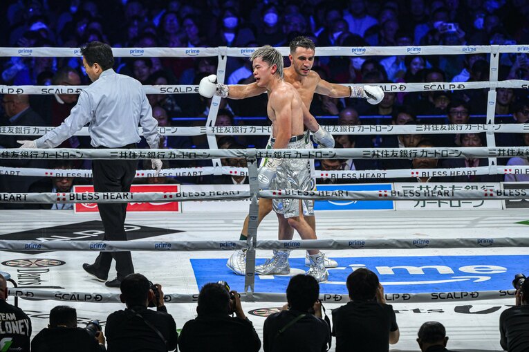 那須川天心vs.ジェーソン・モロニー。2月24日、有明アリーナ　©Takuya Sugiyama