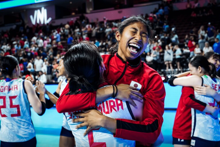 ネーションズリーグ予選ラウンド・アメリカ戦　©︎FIVB