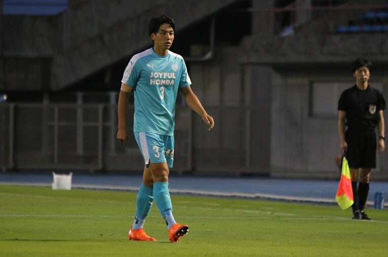 2022年シーズンからマリノス加入を発表した筑波大3年DF角田涼太朗。早い決断は彼のキャリアを後押しするか ／ photograph by Takahito Ando