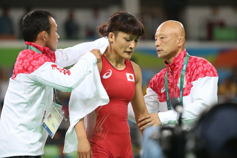 2016年リオ五輪での伊調馨　©JMPA