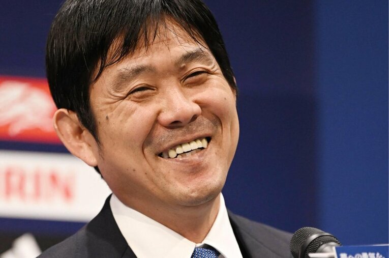サッカー日本代表・森保一監督（55歳）。34年前、1990年に高校の同級生と結婚している ／ photograph by JIJI PRESS
