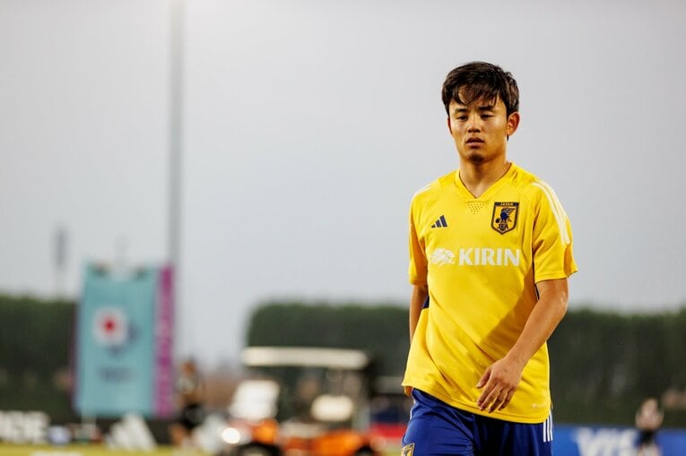 カタールW杯の久保　©Kiichi Matsumoto/JMPA