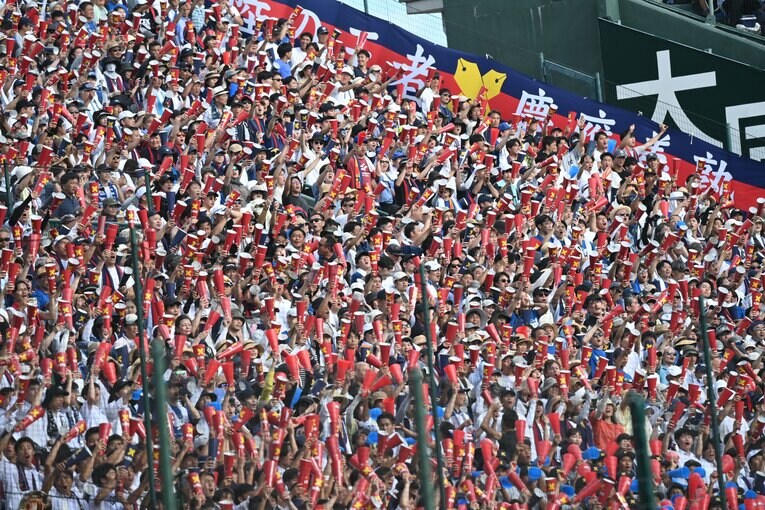 「すごいと知っていたんですけど、最初から、それより２、３個上の応援がきました」　©Naoya Sanuki