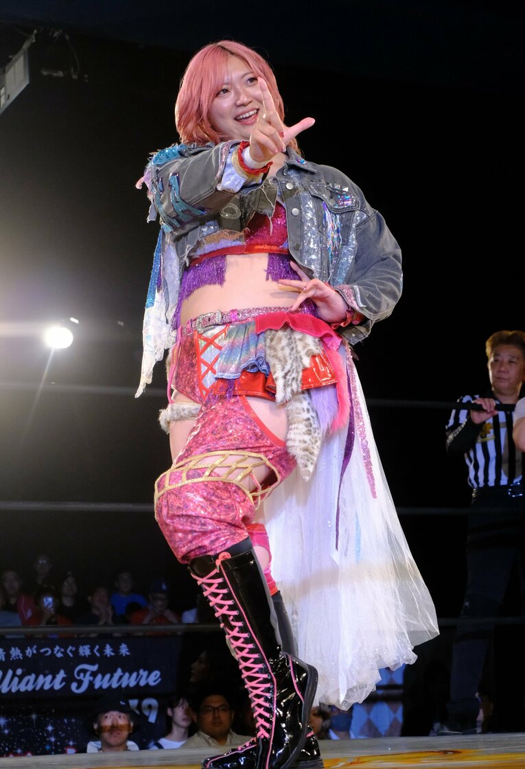 マリーゴールドの人気女子レスラー・後藤智香　©Norihiro Hashimoto