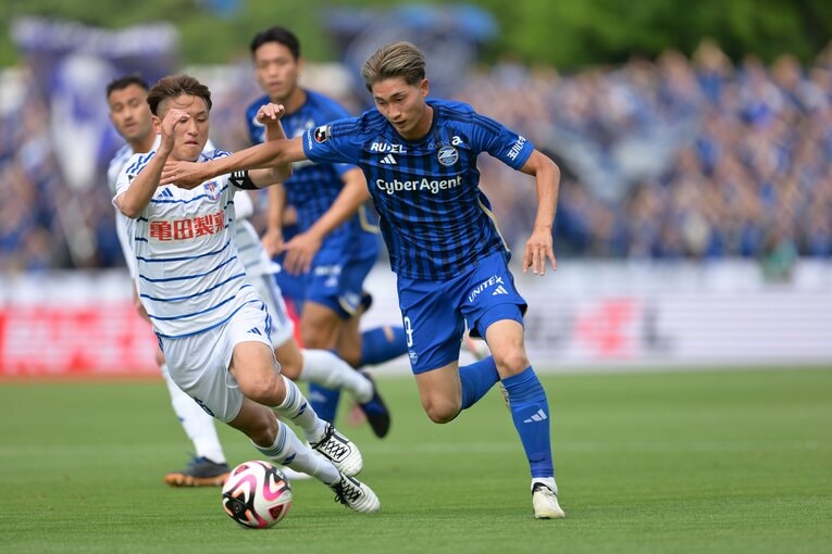 新潟戦での藤尾　©FCMZ