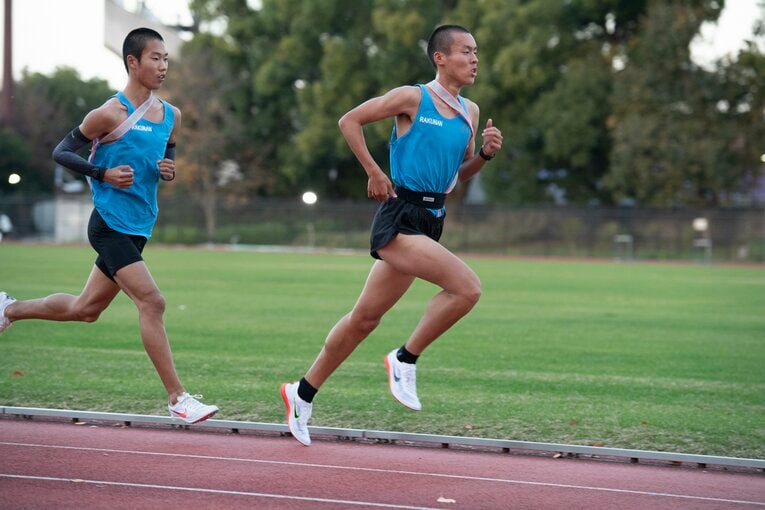 洛南高時代の佐藤圭汰　©Miki Fukano