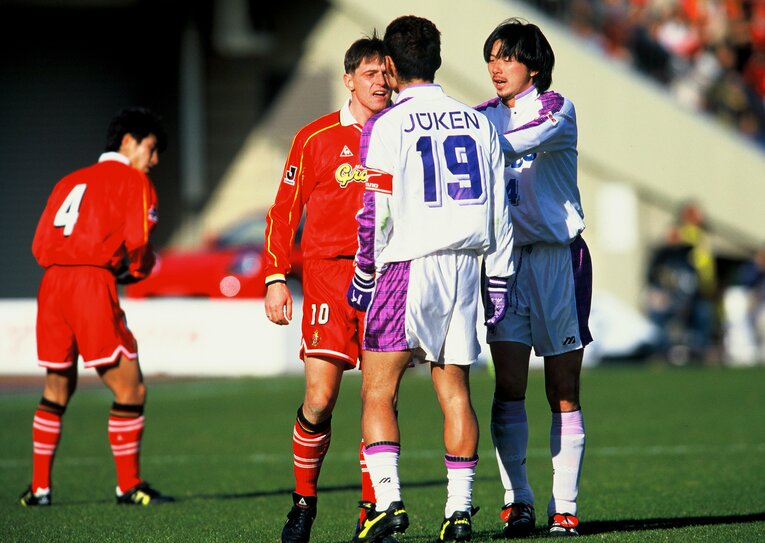 試合中には荒々しい一面を見せることも　©Sports Graphic Number