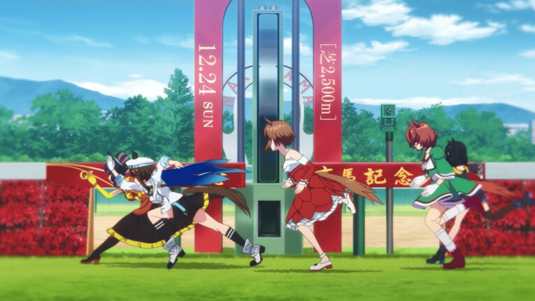 3着にシュヴァルグラン　©2023 アニメ「ウマ娘 プリティーダービー Season 3」製作委員会