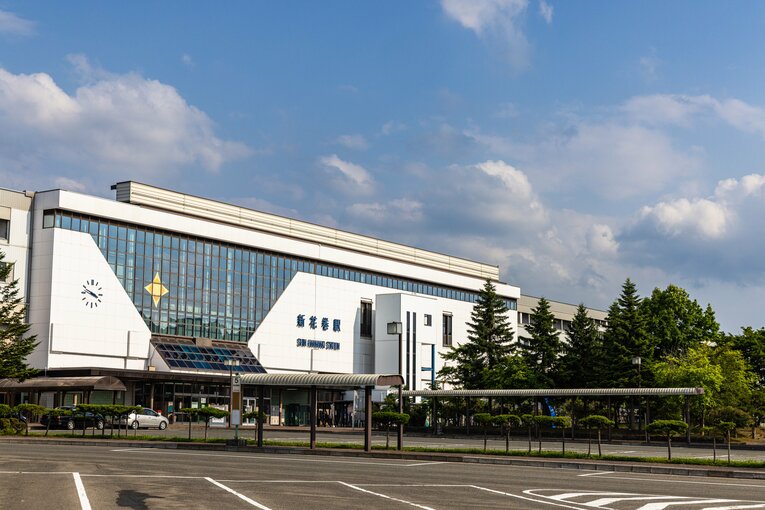 こちらは東北新幹線のJR新花巻駅