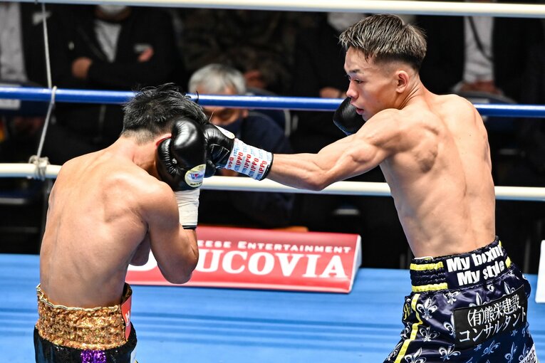 堤も高い実力を発揮し、比嘉を追い詰めた　(C)Hiroaki Yamaguchi