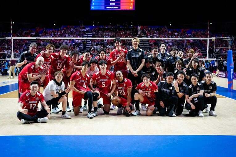 VNLイタリア戦　©Volleyball World