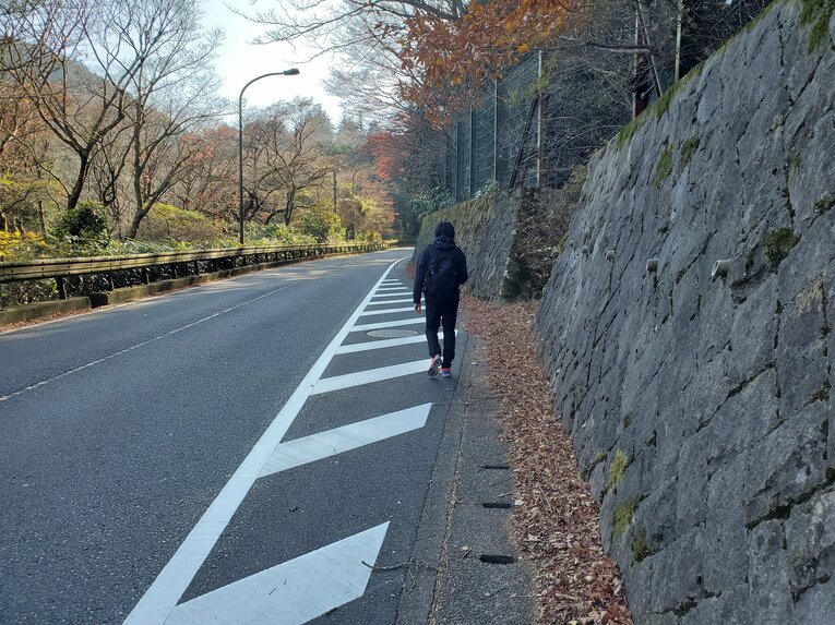 小涌園から芦之湯への道　©Number Web