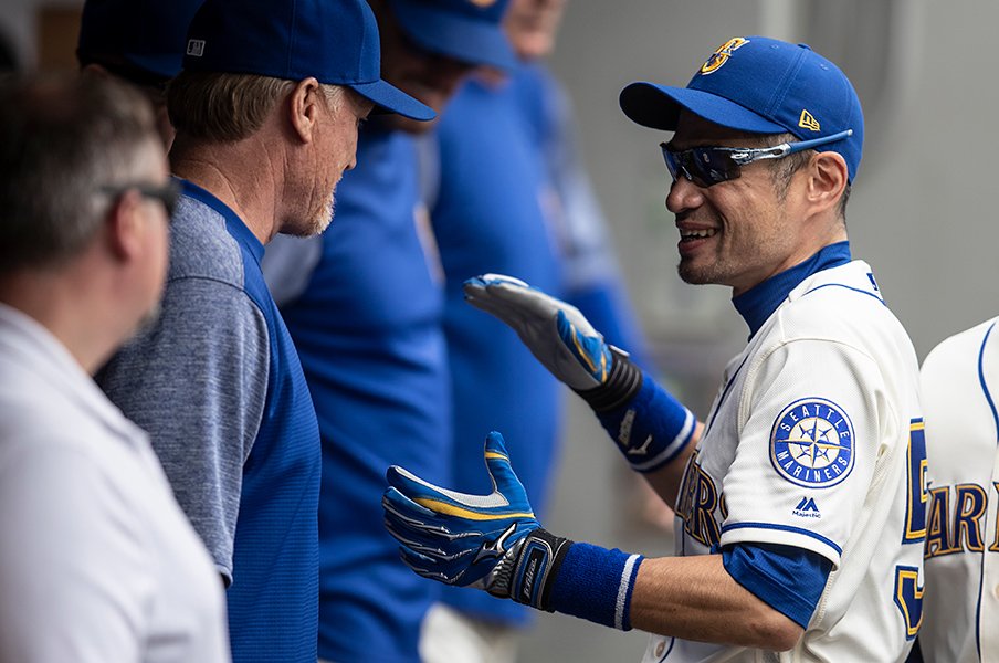 イチローが迎えるメジャー19年目。初のマイナー契約も泰然と構える。<Number Web> photograph by Getty Images