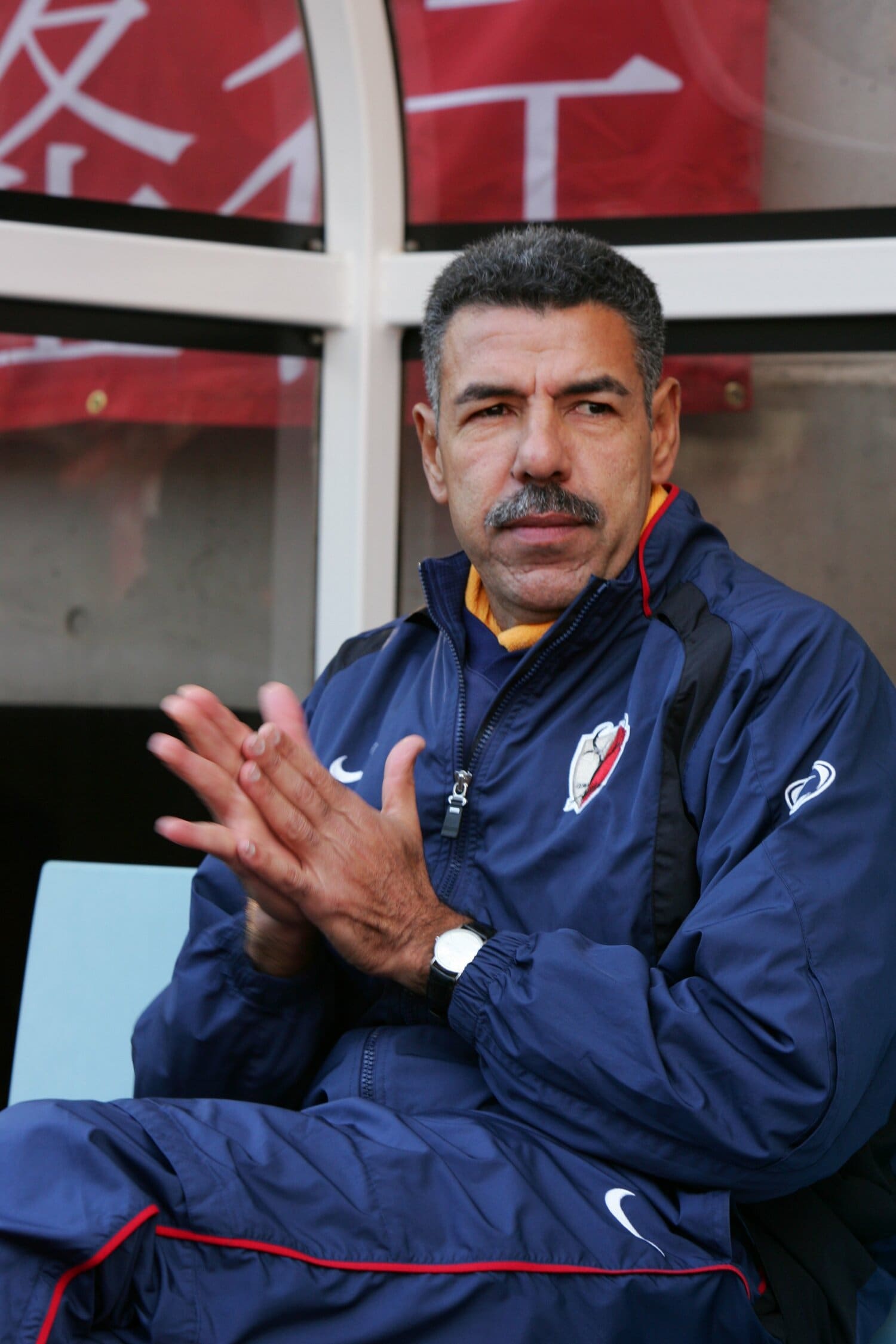 鹿島アントラーズ監督時代のトニーニョ・セレーゾ。彼もまた「奇跡のサンプ」の一員だった　©Sports Graphic Number