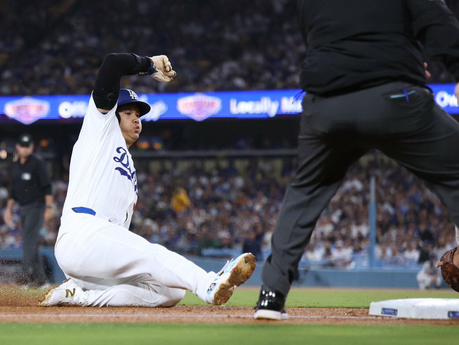三盗を成功させる大谷翔平 ©︎Getty Images