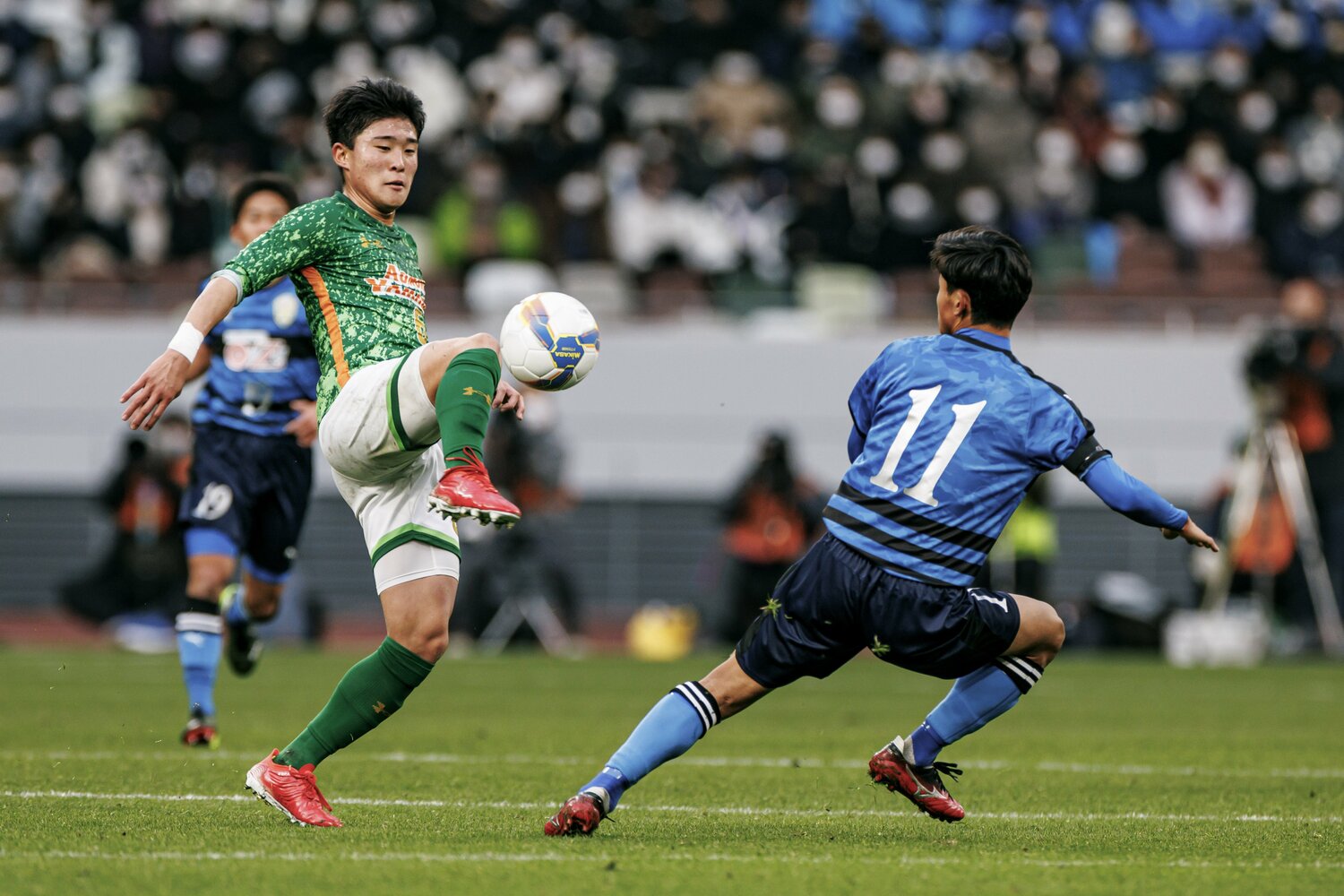 松木とボランチでコンビを組んできたMF宇野禅斗（3年）　©︎Kiichi Matsumoto