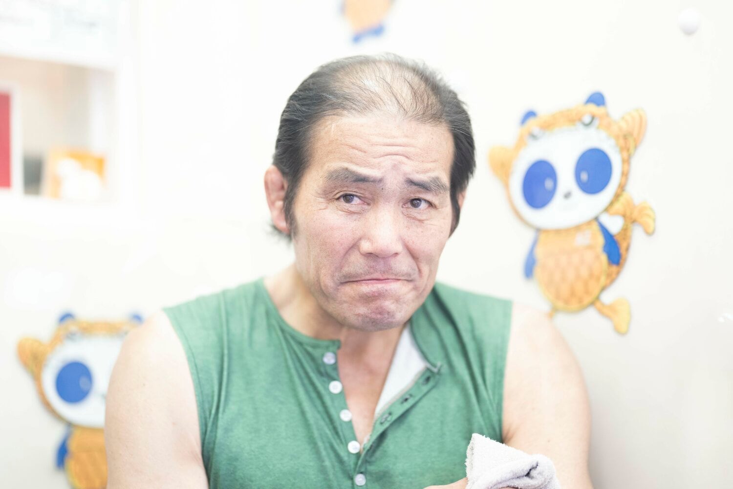 インタビューに答える中西さん