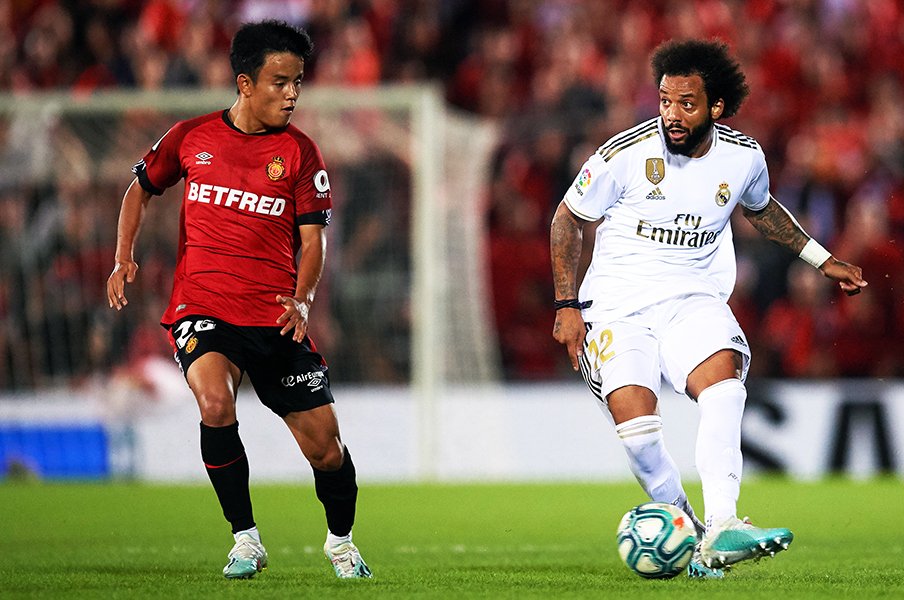 19-20シーズン、マドリー戦での久保　©Getty Images