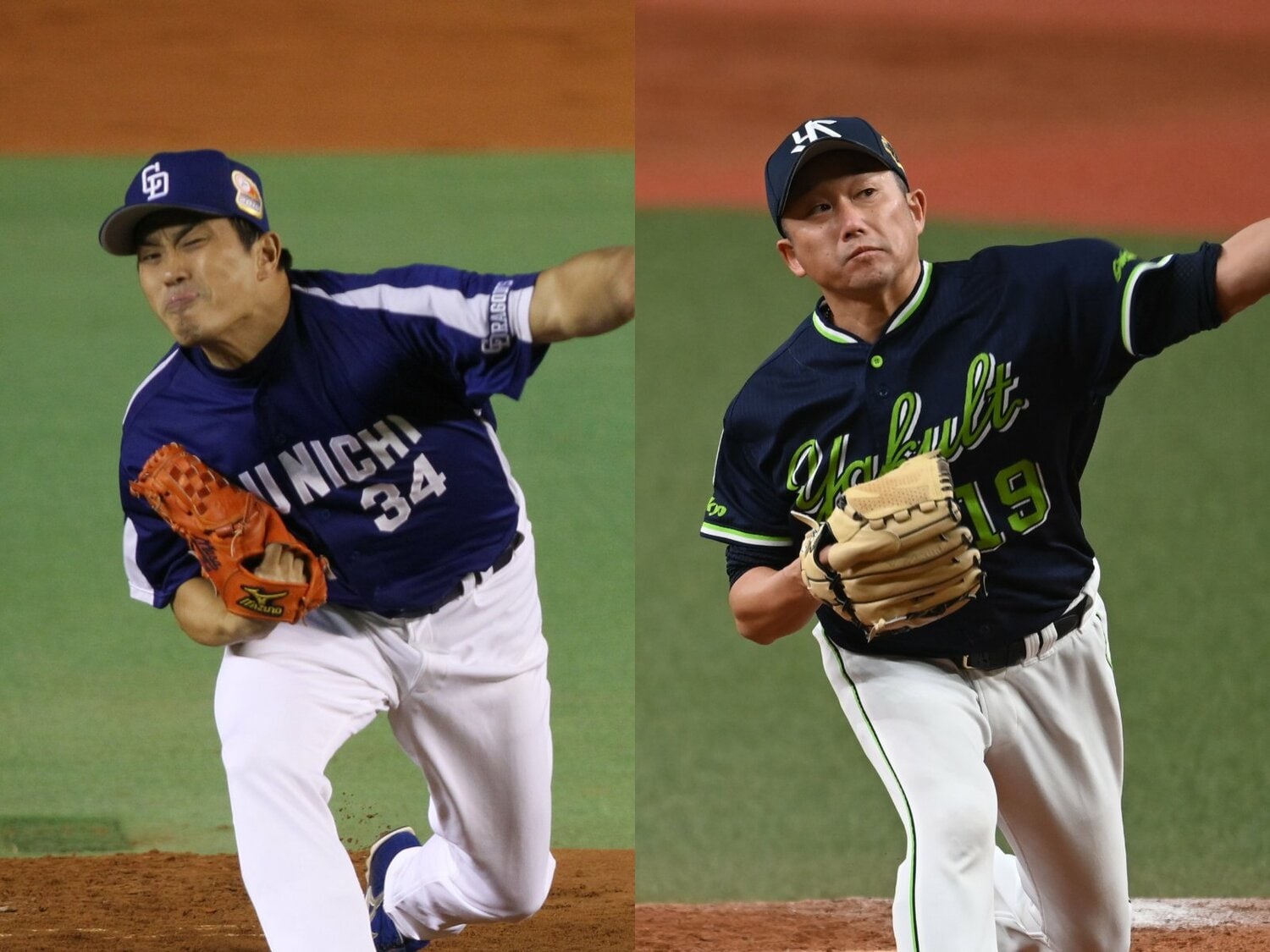 山本昌は50歳、石川は46歳まで現役を続けた ©BUNGEISHUNJU