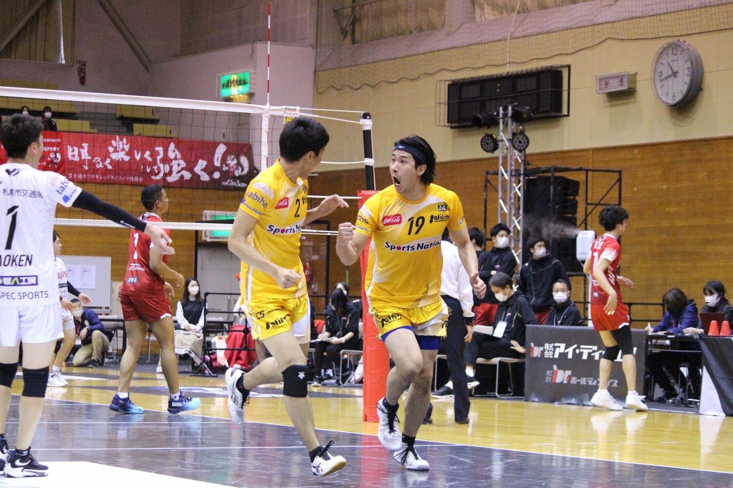 サフィルヴァ北海道でプレーする柳川大知　©︎Safilva Hokkaido