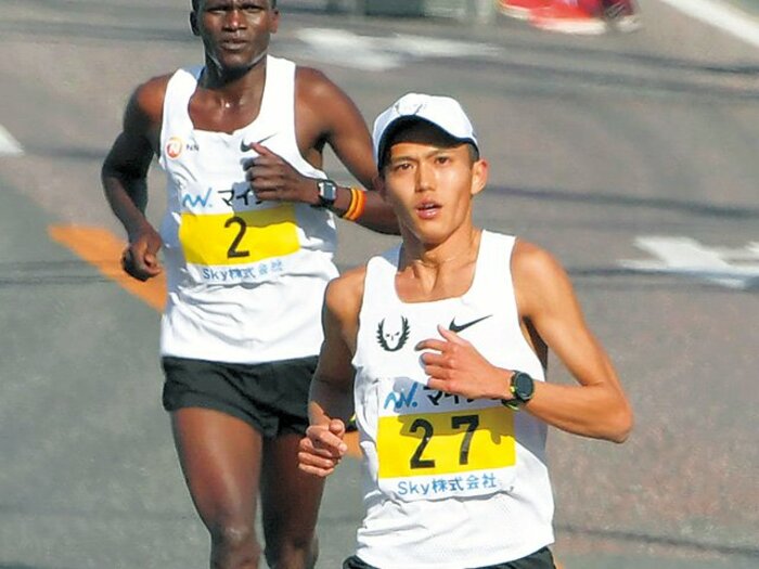 2度目のマラソン挑戦で3位。大迫の日本記録更新は近い。～歴代5位の2時間7分19秒、この才能はどこまで行くのか～＜Number Web＞ photograph by KYODO