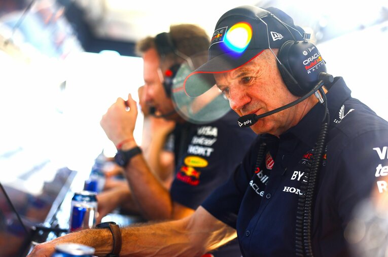 1958年生まれで現在65歳のニューウェイ。来年以降の身の振り方が注目されている ／ photograph by Getty Images / Red Bull Content Pool