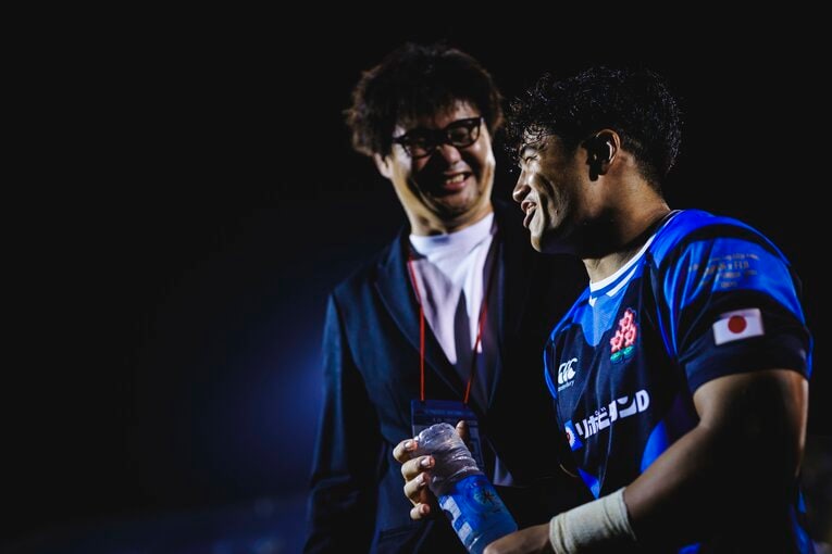 難敵フィジーを相手に劇的な逆転勝利を収めたフィジー戦　©Kiichi Matsumoto