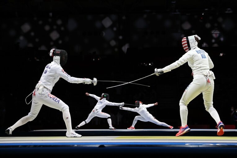 東京五輪にてゲッティの女性カメラマン、エルザ・ガリソン氏が撮影