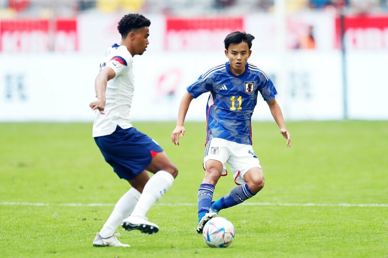 「鎌田大地、三笘薫の得点や久保建英の守備は…」「ドイツ、スペイン相手だとどうなるか」欧州在住カメラマン視点で見るアメリカ戦(50)