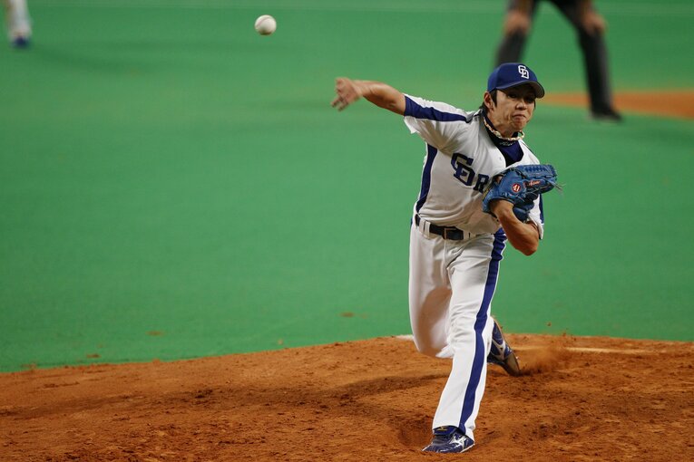 中日で活躍した浅尾　©BUNGEISHUNJU