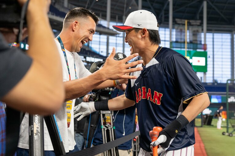 マイアミでは多くの再会を果たしたヌートバー　©︎Nanae Suzuki