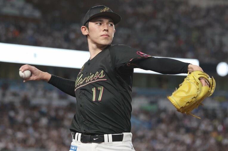 ポスティング制度によるメジャー移籍を容認されたロッテの佐々木朗希（23歳） ／ photograph by JIJI PRESS